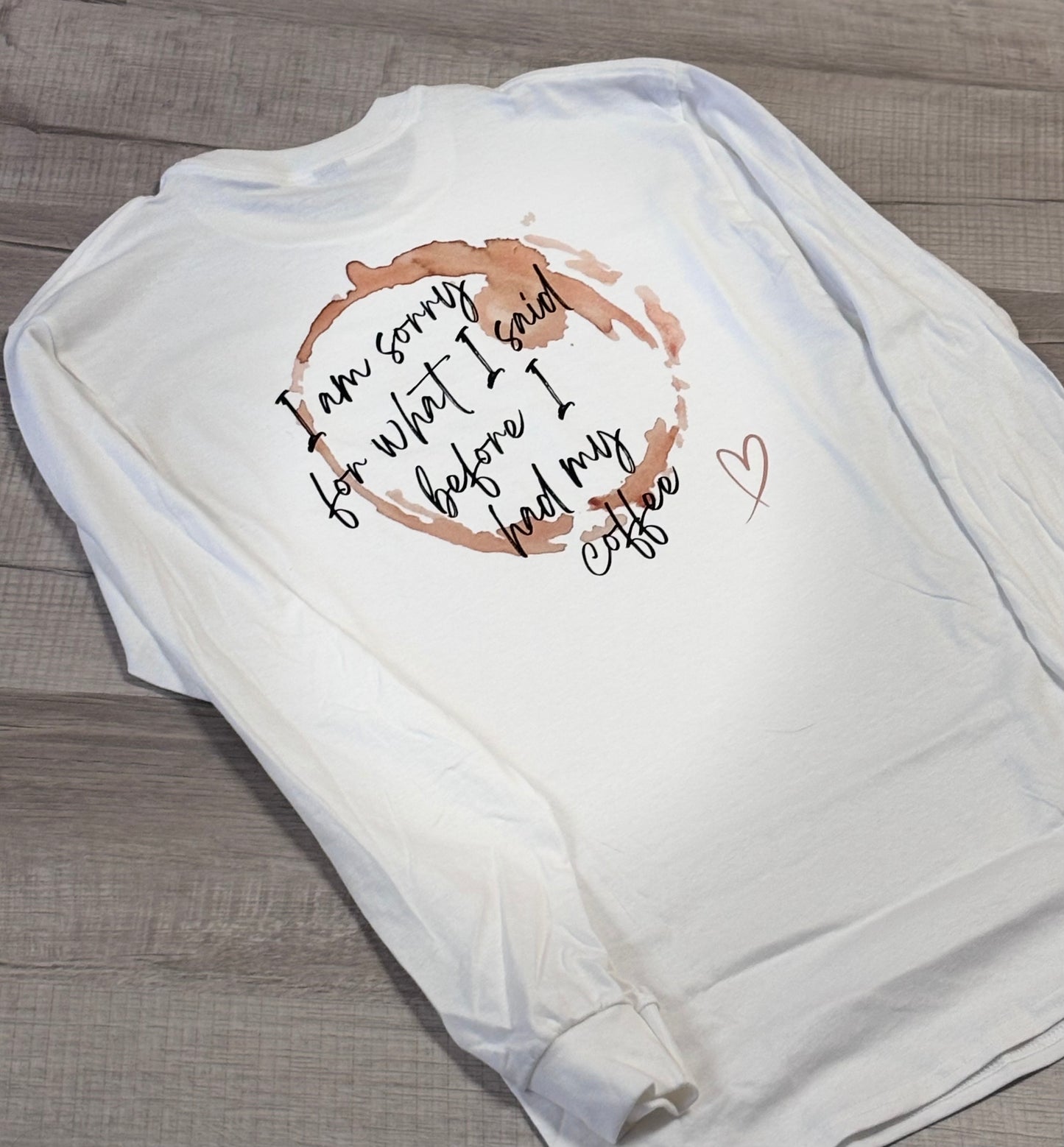 Coffee Stain T-Shirt - Flutter and Flare Collective